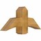 Ekena Millwork Bellingham Rough Sawn Timber Gable Bracket, Western Red Cedar, 36"W x 16"H x 6"D x 6"F, 11/12 Pitch GBW036X16X0606BEL00RWR - alternate 5